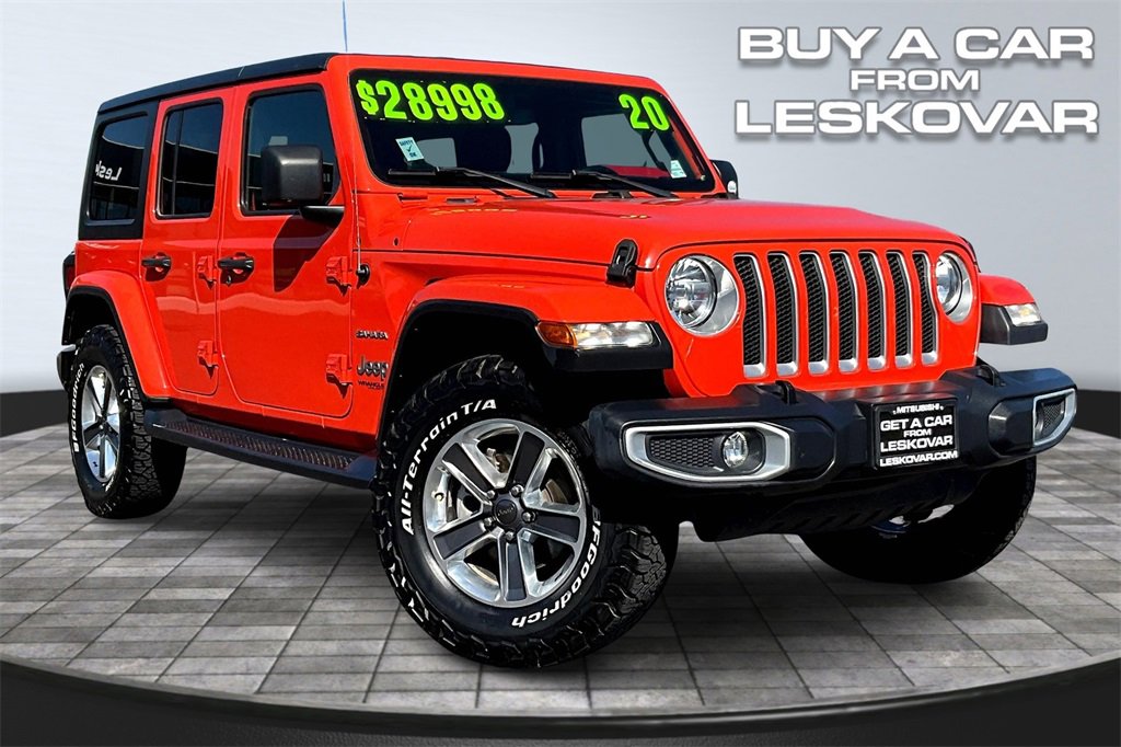 Used 2020 Jeep Wrangler Unlimited Sahara w/ Uconnect 4C Nav & Sound Group