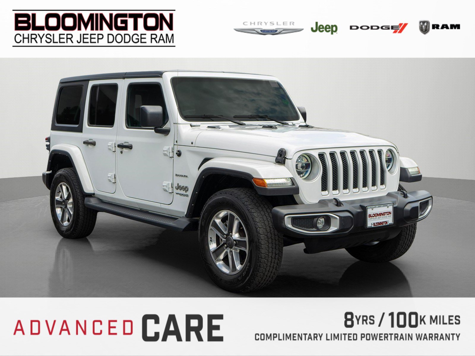 Used 2022 Jeep Wrangler Unlimited Sahara w/ LED Lighting Group