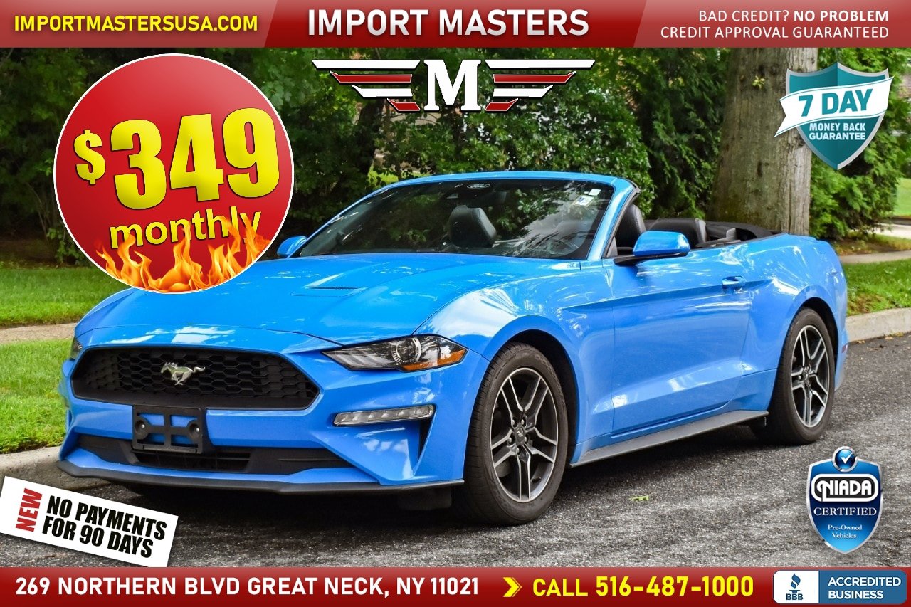 Used 2022 Ford Mustang Premium RWD video 1
