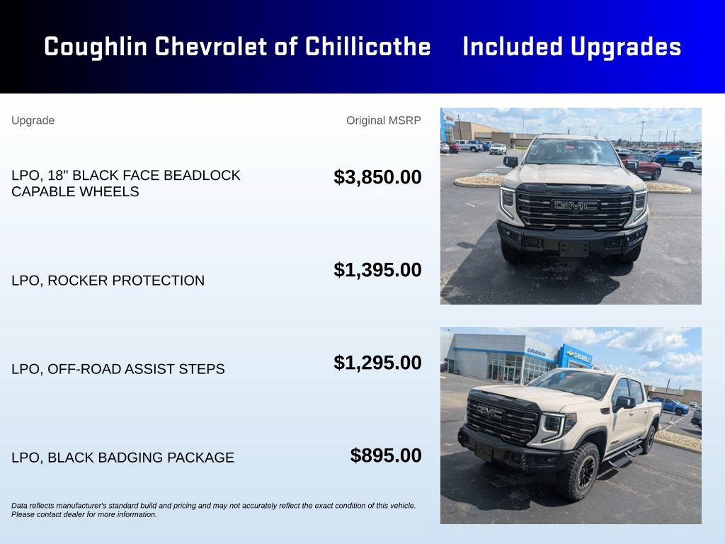 New 2026 GMC Sierra 1500 AT4X w/ LPO, Black Badging Package AWD/4WD image 3