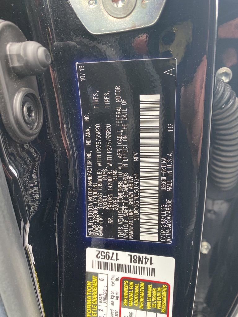 Used 2020 Toyota Sequoia Limited w/ Safety & Convenience Package image 48