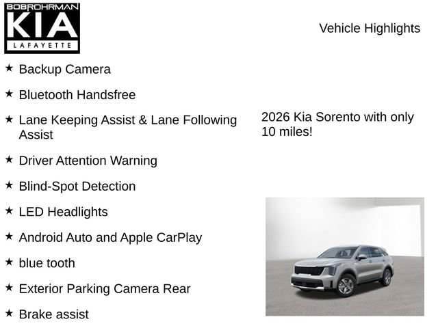 New 2026 Kia Sorento LX image 7