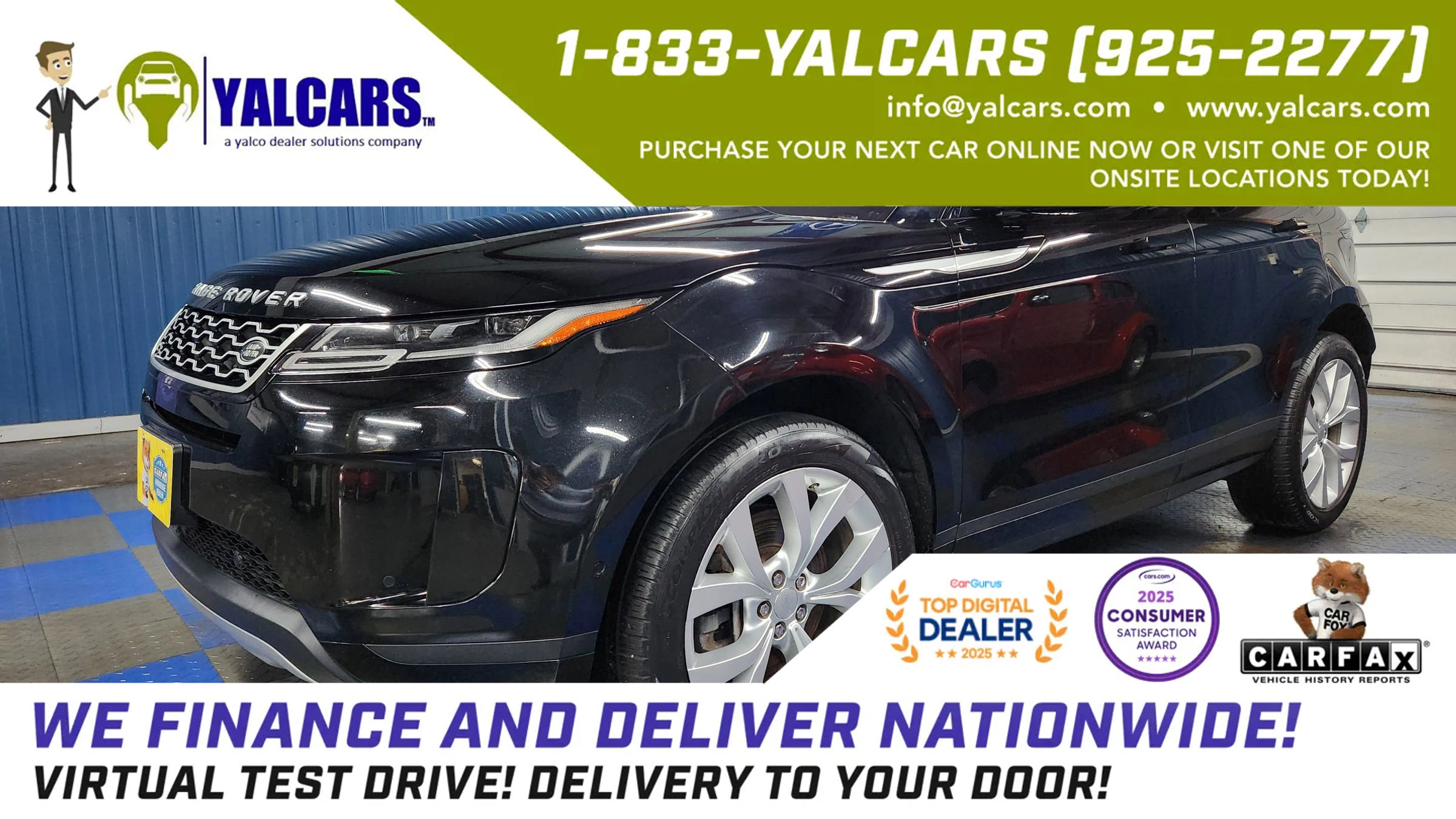 Used 2020 Land Rover Range Rover Evoque SE image 1
