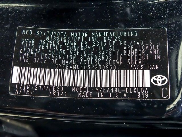 Certified 2025 Toyota Corolla LE image 26