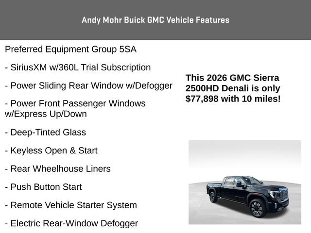 New 2026 GMC Sierra 2500 Denali w/ Denali Reserve Package image 4