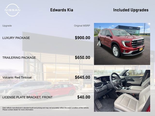 Used 2024 GMC Acadia Elevation w/ Luxury Package AWD/4WD image 7
