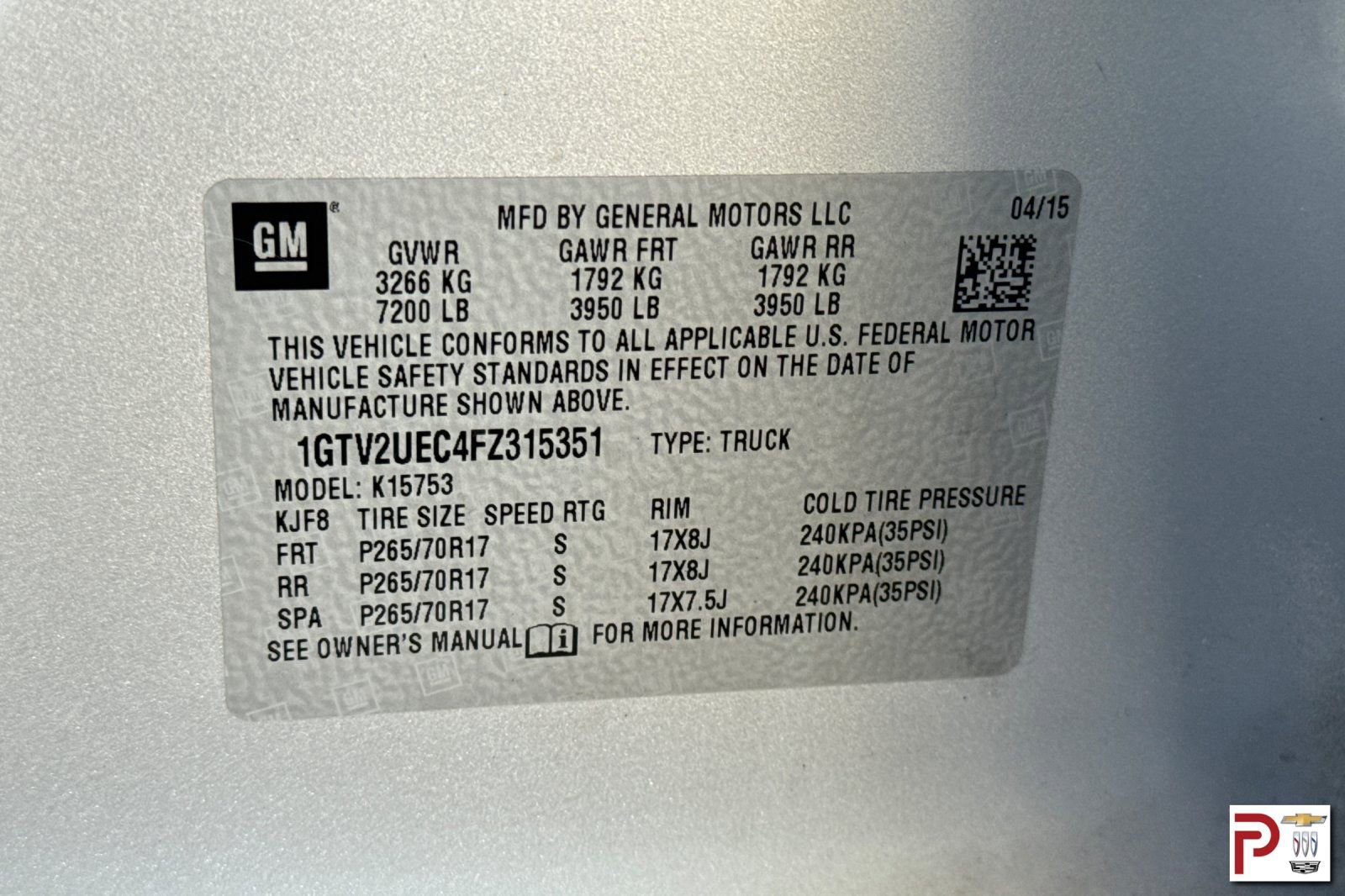 Used 2015 GMC Sierra 1500 SLE w/ SLE Value Package AWD/4WD image 34
