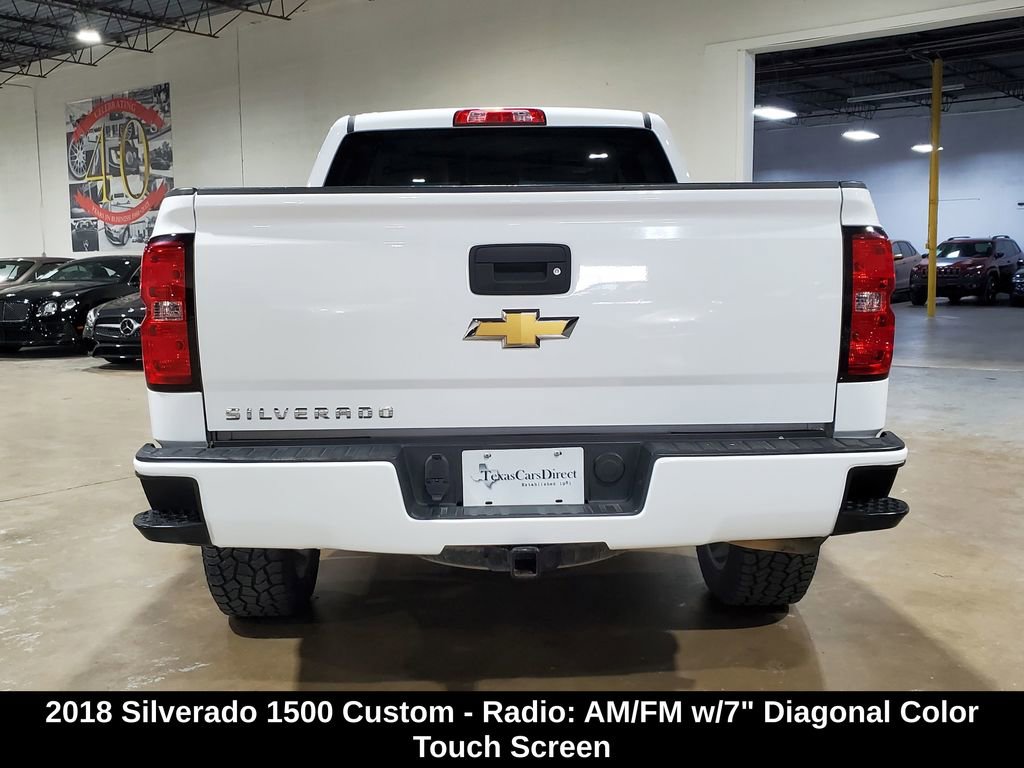 Used 2018 Chevrolet Silverado 1500 Custom w/ Custom Value Package AWD/4WD image 11