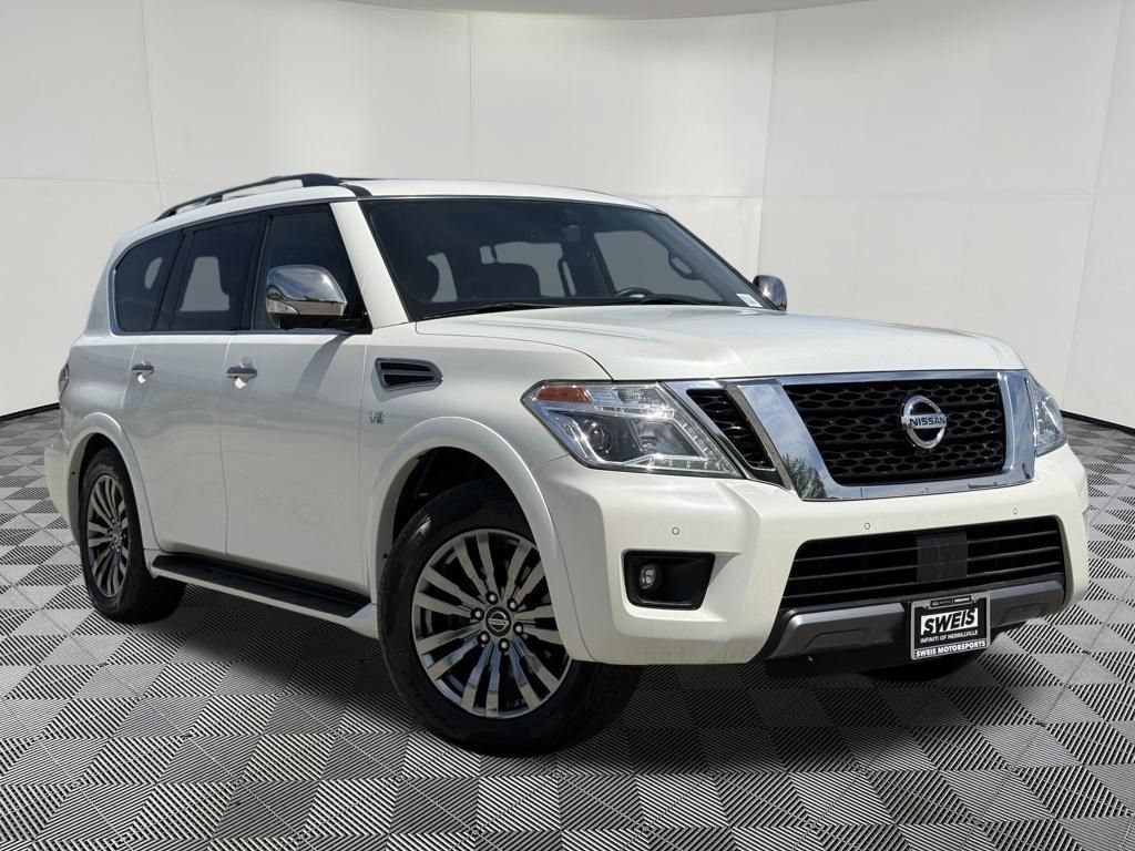 Used 2019 Nissan Armada Platinum w/ Captain's Chairs Package AWD/4WD image 3