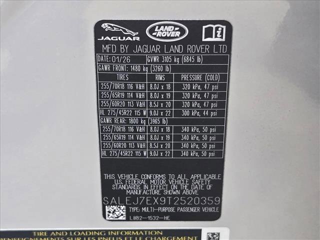 New 2026 Land Rover Defender 110 S AWD/4WD image 18