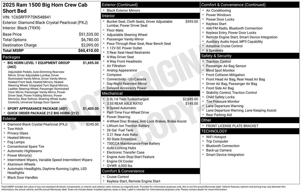Certified 2025 RAM 1500 Big Horn image 7