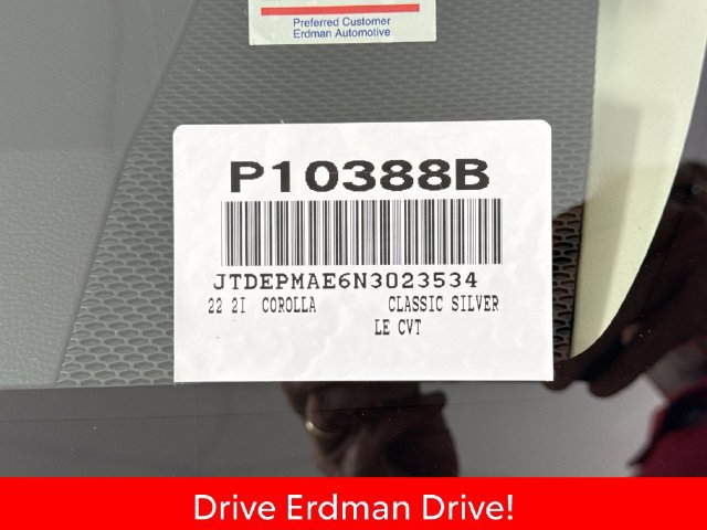 Certified 2022 Toyota Corolla LE FWD image 30