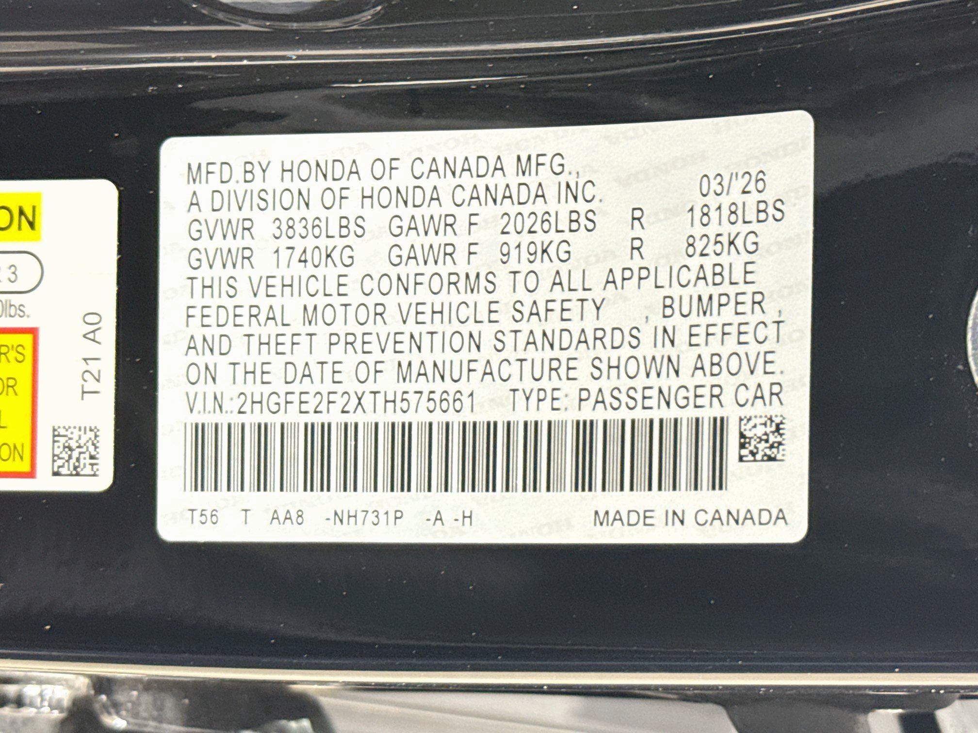 Certified 2026 Honda Civic LX image 36