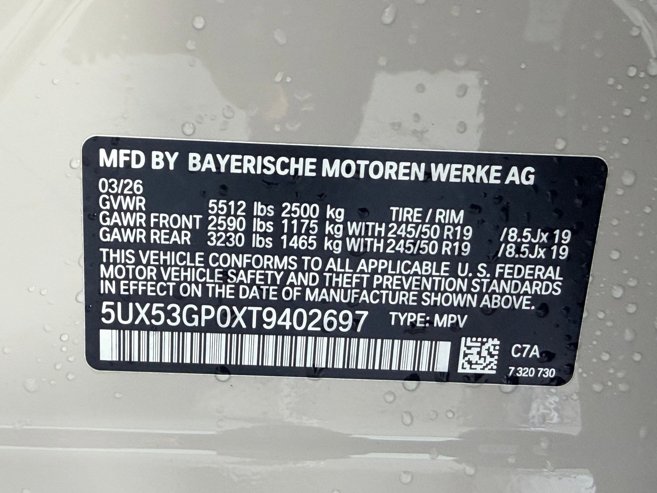 New 2026 BMW X3 xDrive30 w/ M Sport Package AWD/4WD image 19