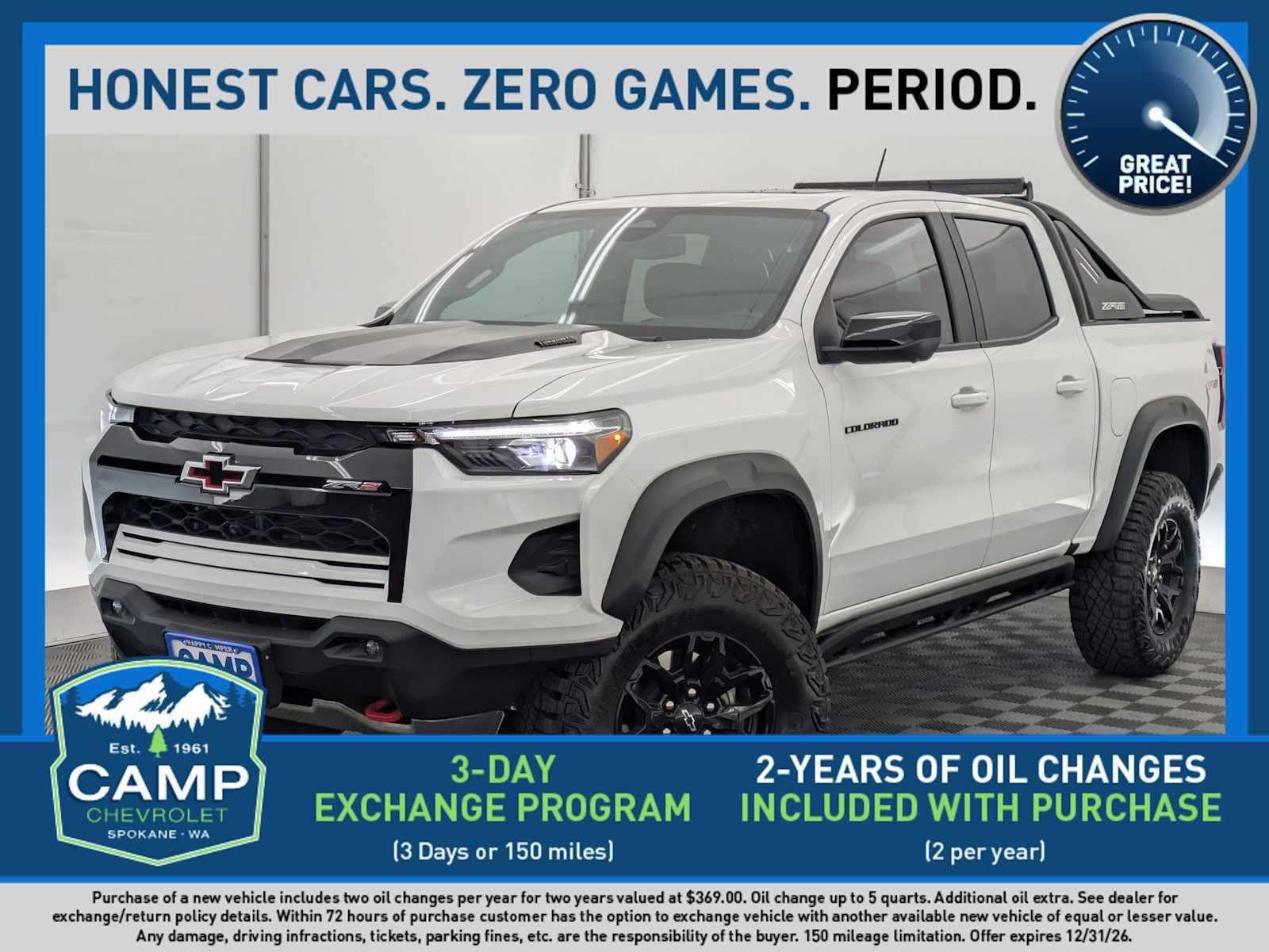 Used 2025 Chevrolet Colorado ZR2 w/ Midnight Edition