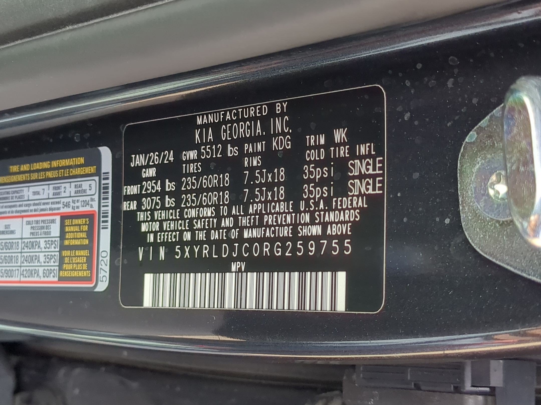 Used 2024 Kia Sorento S w/ Panoramic Sunroof Package AWD/4WD image 34