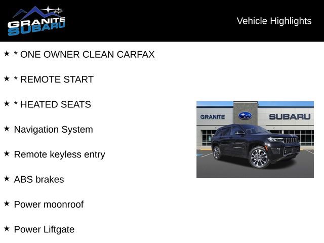 Used 2024 Jeep Grand Cherokee Overland w/ Luxury Tech Group IV image 3