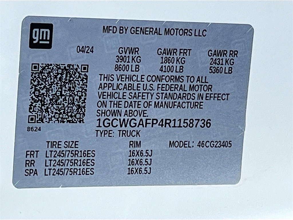 Used 2024 Chevrolet Express 2500 w/ Driver Convenience Package image 28