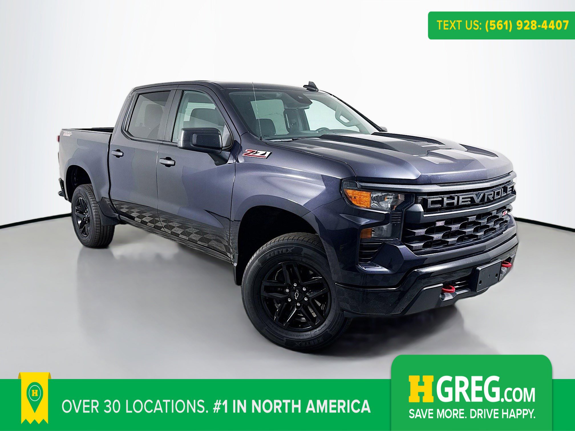 Used 2022 Chevrolet Silverado 1500 Custom Trail Boss w/ LPO, Dark Essentials Package image 1