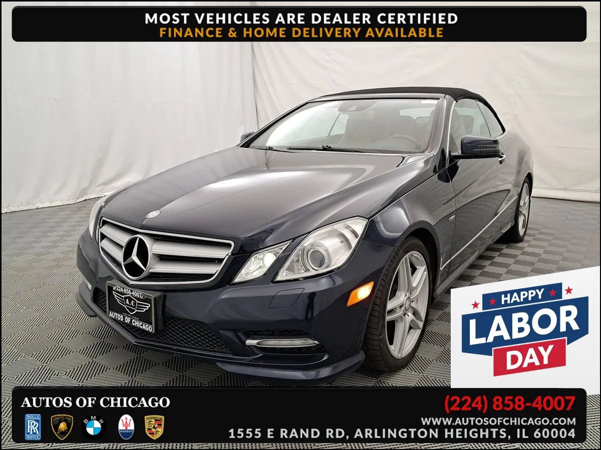 Used 2012 Mercedes-Benz E 550 Cabriolet