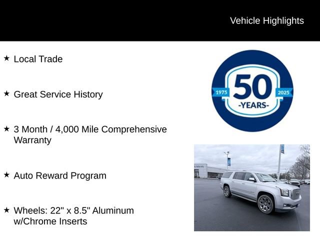 Used 2016 GMC Yukon XL Denali w/ Open Road Package image 5