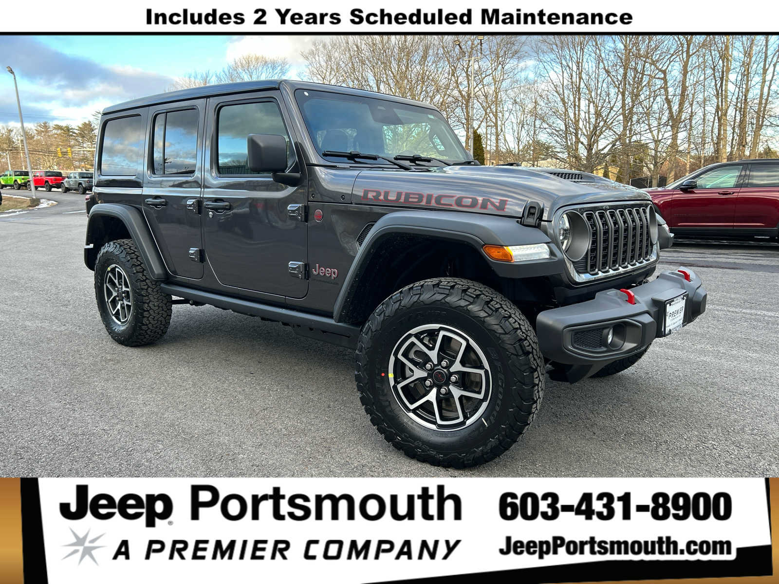 New 2026 Jeep Wrangler Unlimited Rubicon w/ Safety Group AWD/4WD image 1