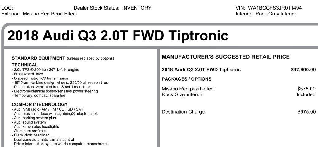 Used 2018 Audi Q3 2.0T Premium FWD image 15