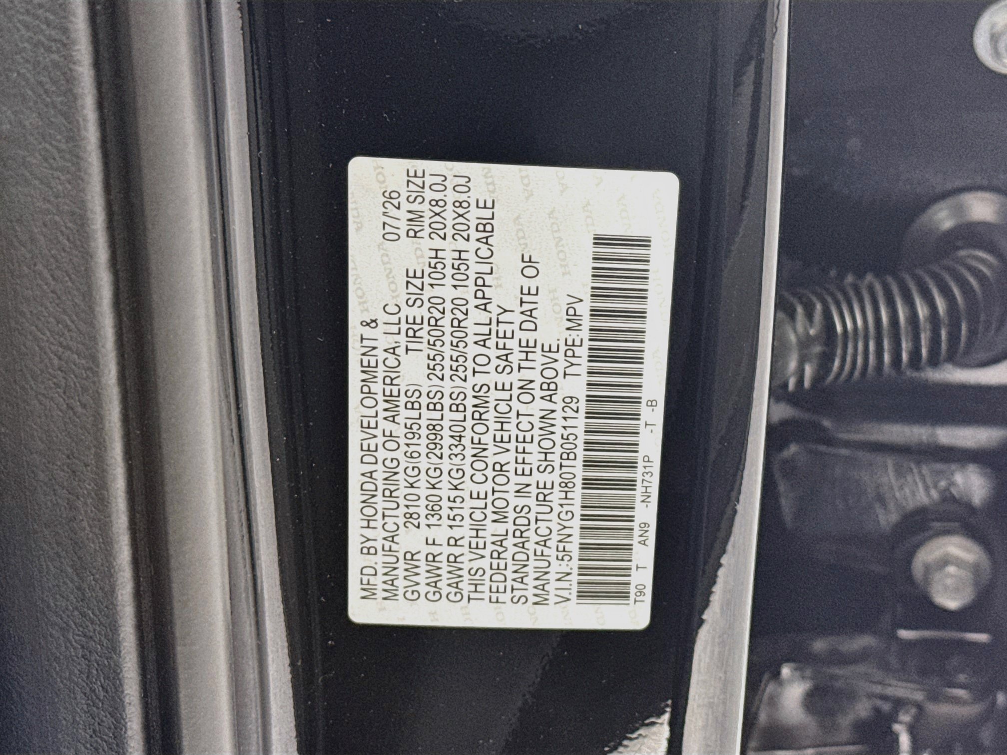 New 2026 Honda Pilot Elite image 34