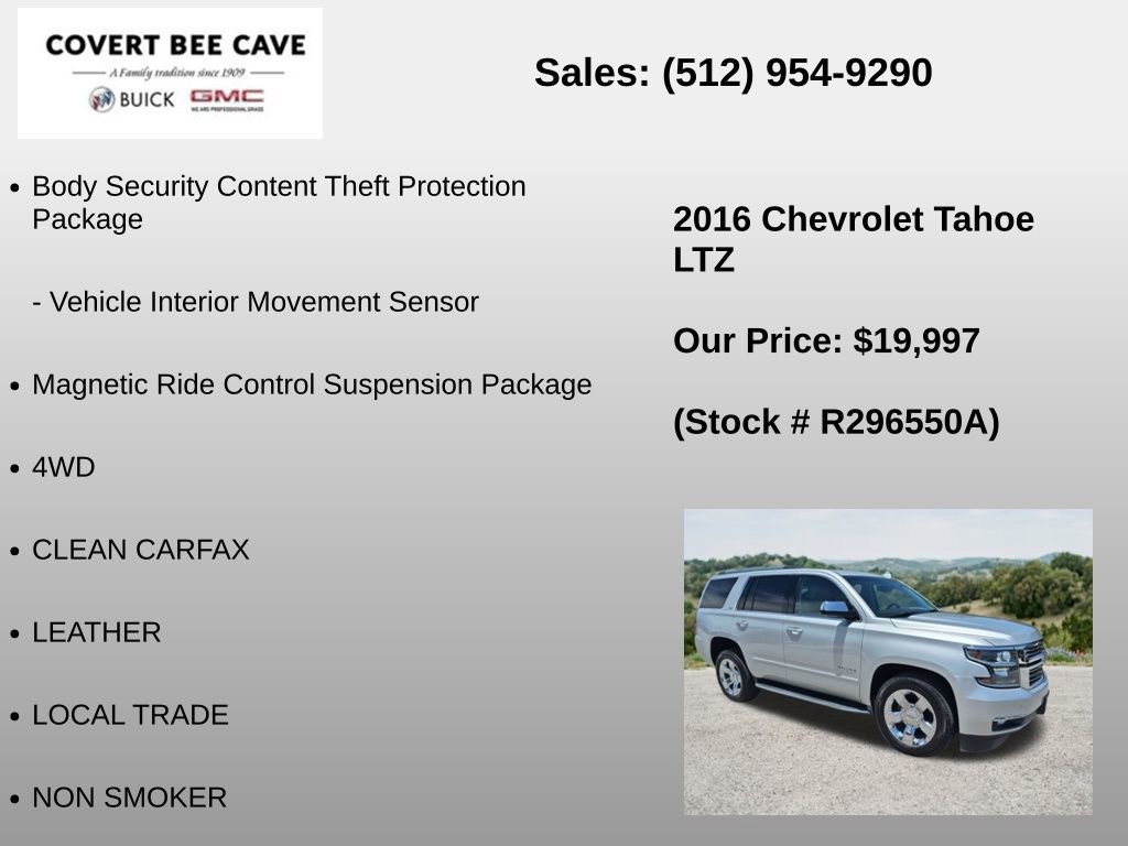 Used 2016 Chevrolet Tahoe LTZ w/ Max Trailering Package AWD/4WD image 36