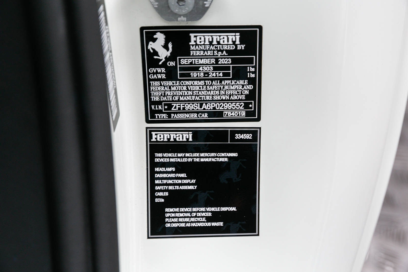 Certified 2023 Ferrari 296 GTB image 18