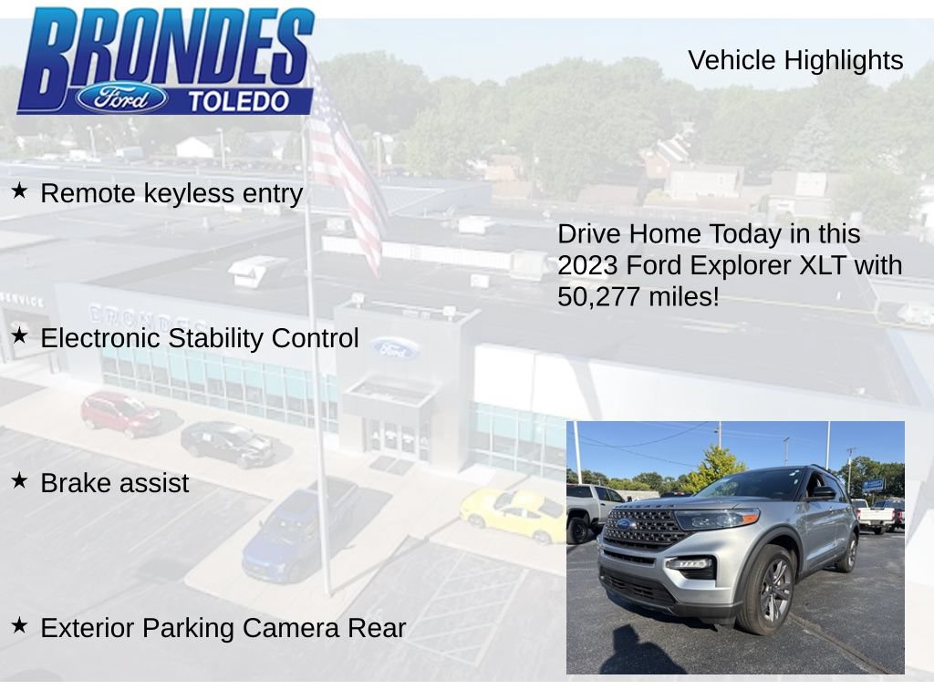 Used 2023 Ford Explorer XLT w/ Equipment Group 202A AWD/4WD image 22