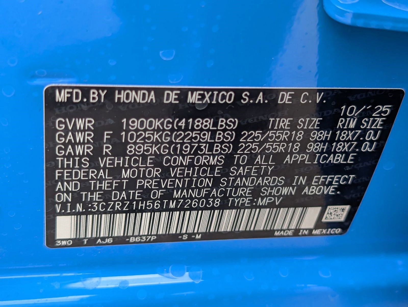 New 2026 Honda HR-V Sport image 20