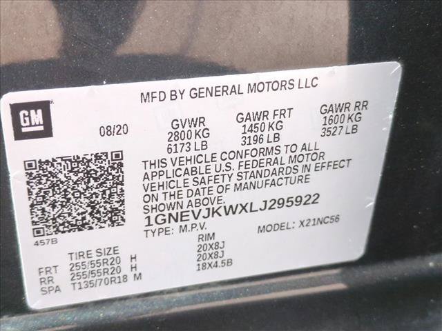 Used 2020 Chevrolet Traverse RS w/ LPO, 'HIT The Road' Package AWD/4WD image 14