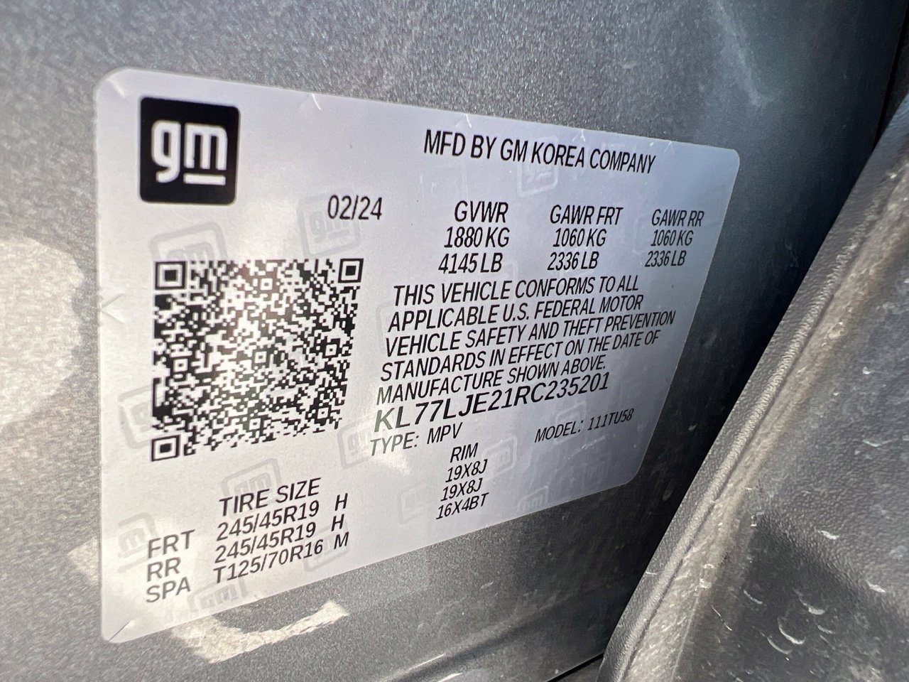Certified 2024 Chevrolet Trax RS w/ Driver Confidence Package FWD image 29