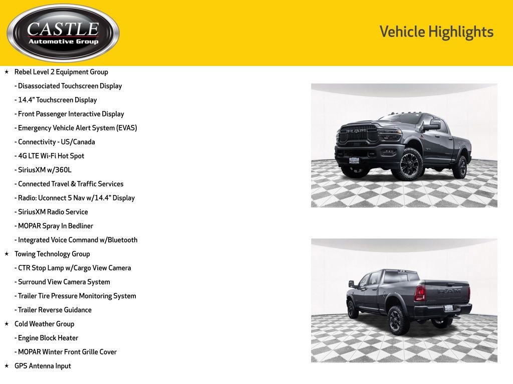 Used 2025 RAM 2500 Rebel w/ Rebel Level 2 Equipment Group image 7