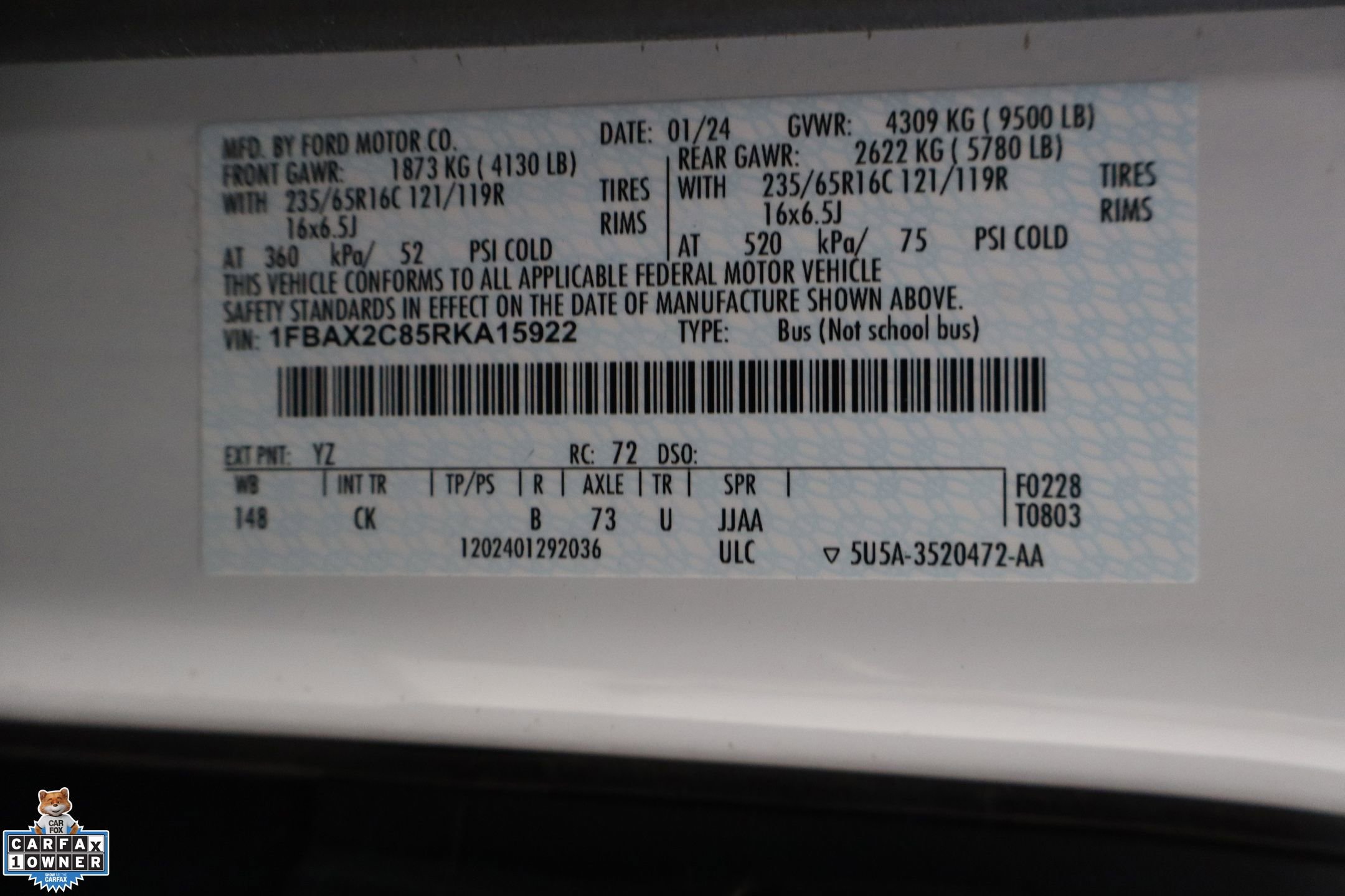 Used 2024 Ford Transit 350 XLT image 30