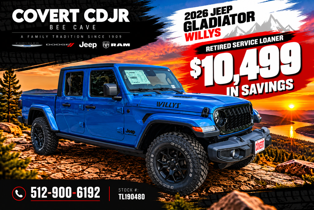 New 2026 Jeep Gladiator Mojave AWD/4WD 360° Tour