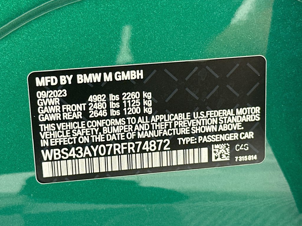 Used 2024 BMW M3 Competition w/ M Carbon Exterior Package AWD/4WD image 34