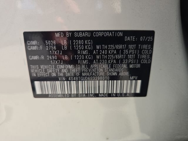 Certified 2025 Subaru Outback Wilderness w/ Wilderness Package image 30