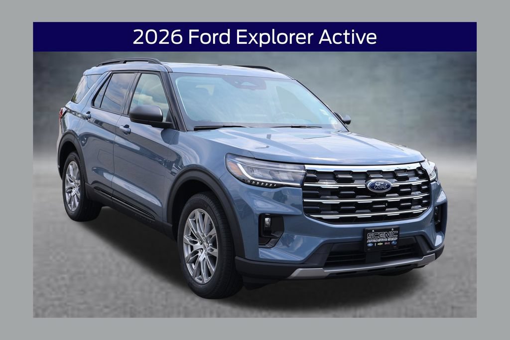 New 2026 Ford Explorer Active w/ Active Comfort Package AWD/4WD 360° Tour