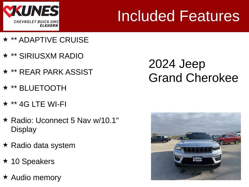 Used 2024 Jeep Grand Cherokee Limited 4xe image 3