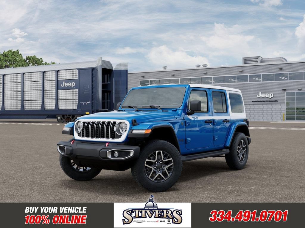 New 2026 Jeep Wrangler Unlimited Sahara w/ Whitecap Package