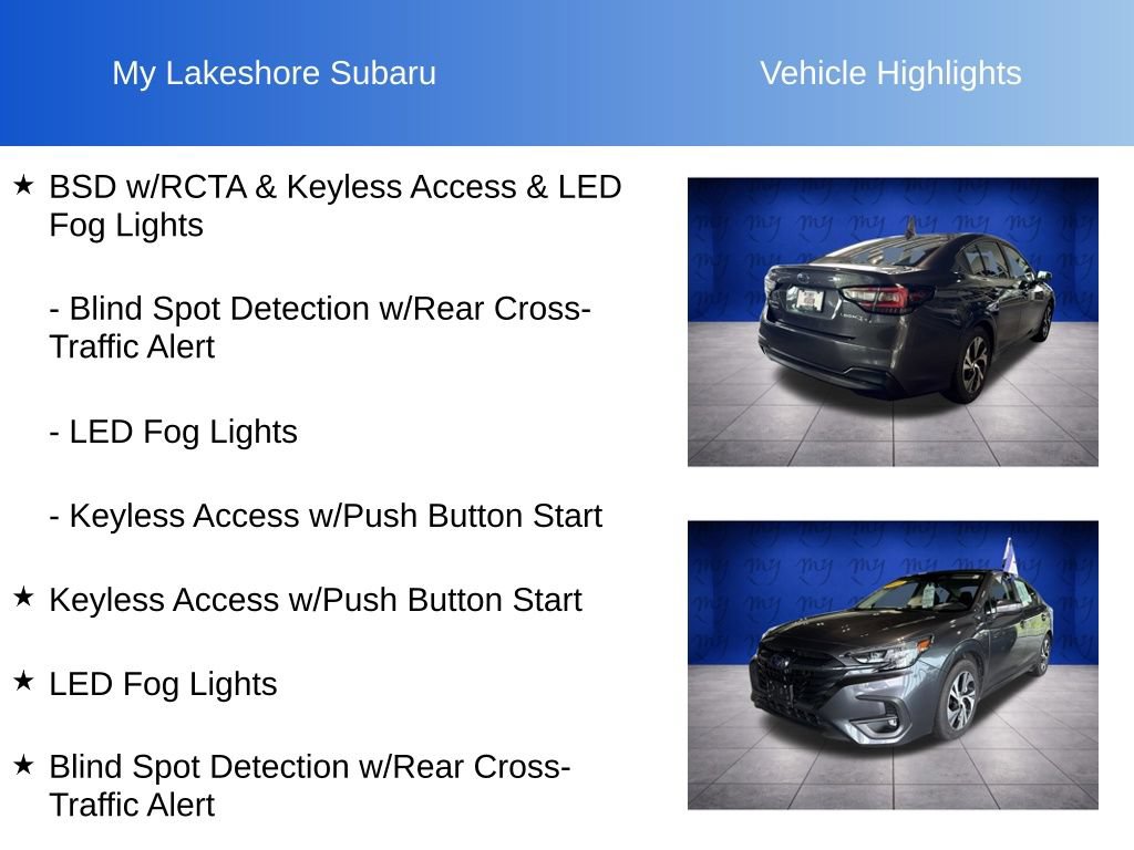 Certified 2025 Subaru Legacy Premium AWD/4WD image 7