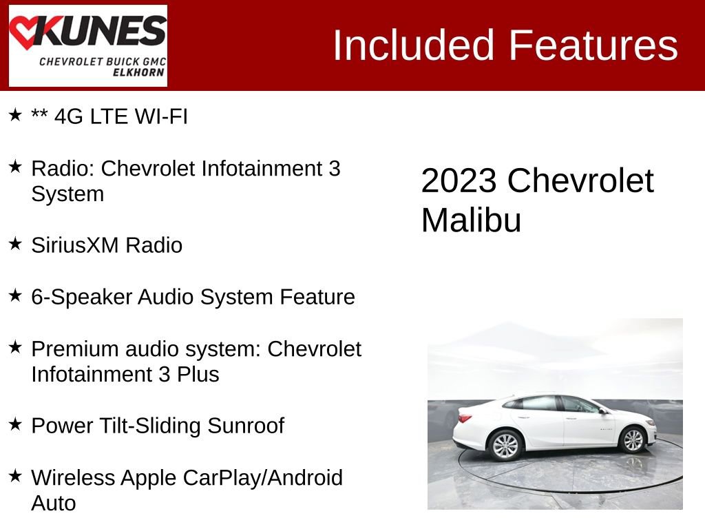 Used 2023 Chevrolet Malibu LT image 3