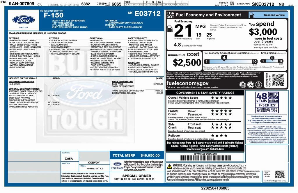 Used 2025 Ford F150 XLT image 4