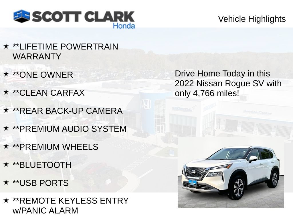 Used 2022 Nissan Rogue SV AWD/4WD image 12