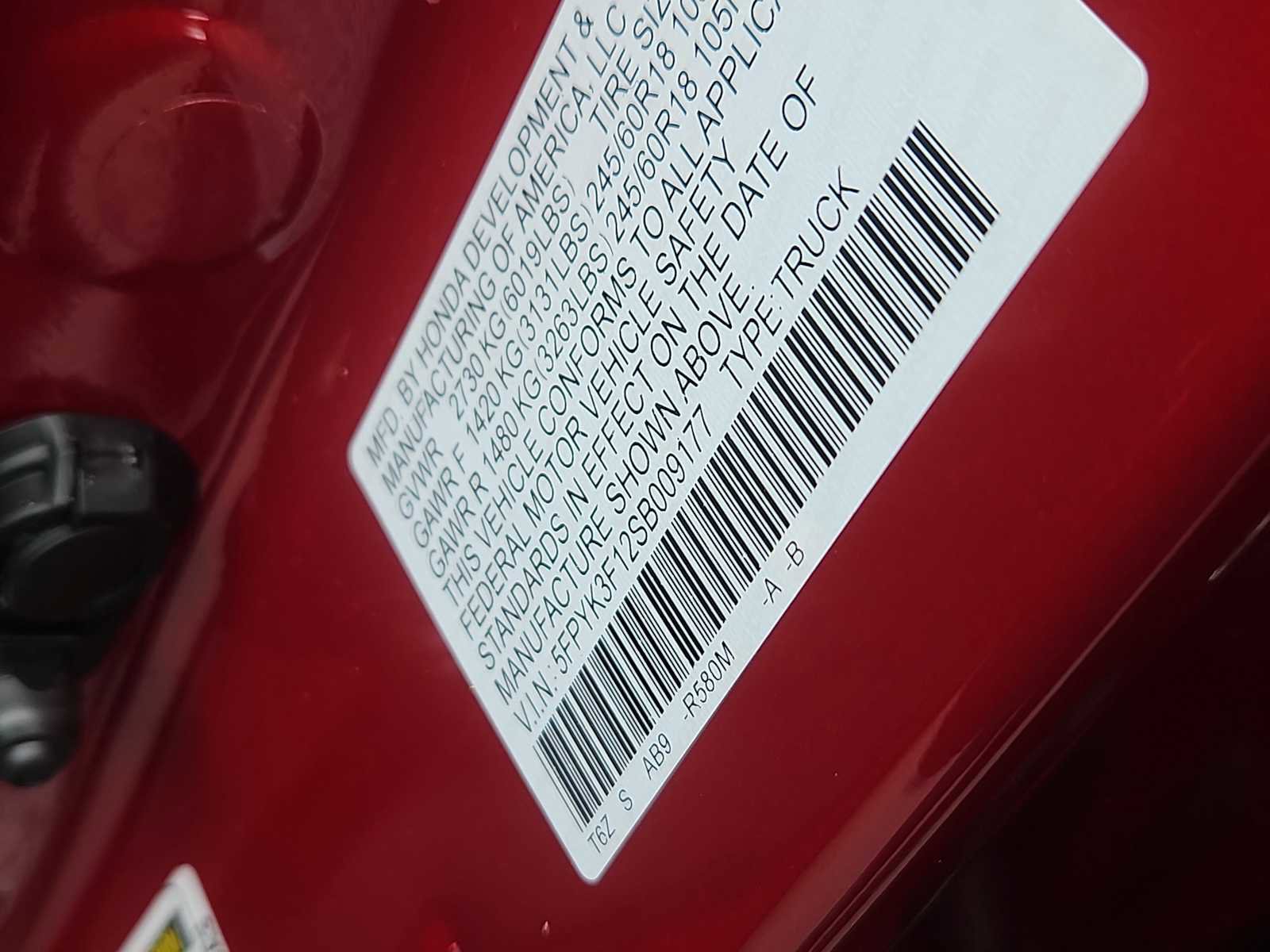 Certified 2025 Honda Ridgeline Sport image 13