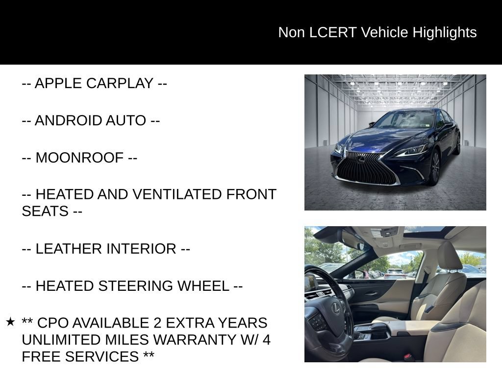 Used 2021 Lexus ES 350 w/ Premium Package FWD image 26