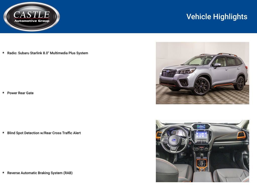Used 2020 Subaru Forester Sport w/ Popular Package #2 image 8