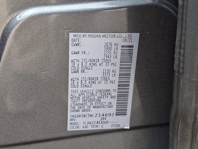 Used 2022 Nissan Pathfinder SV image 28